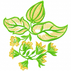 Flowers And Tree Embroidery Design 6 Flowers And Tree Embroidery Design 6